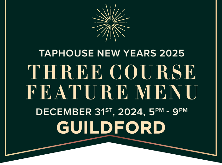 new years 2025 feature menu guildford