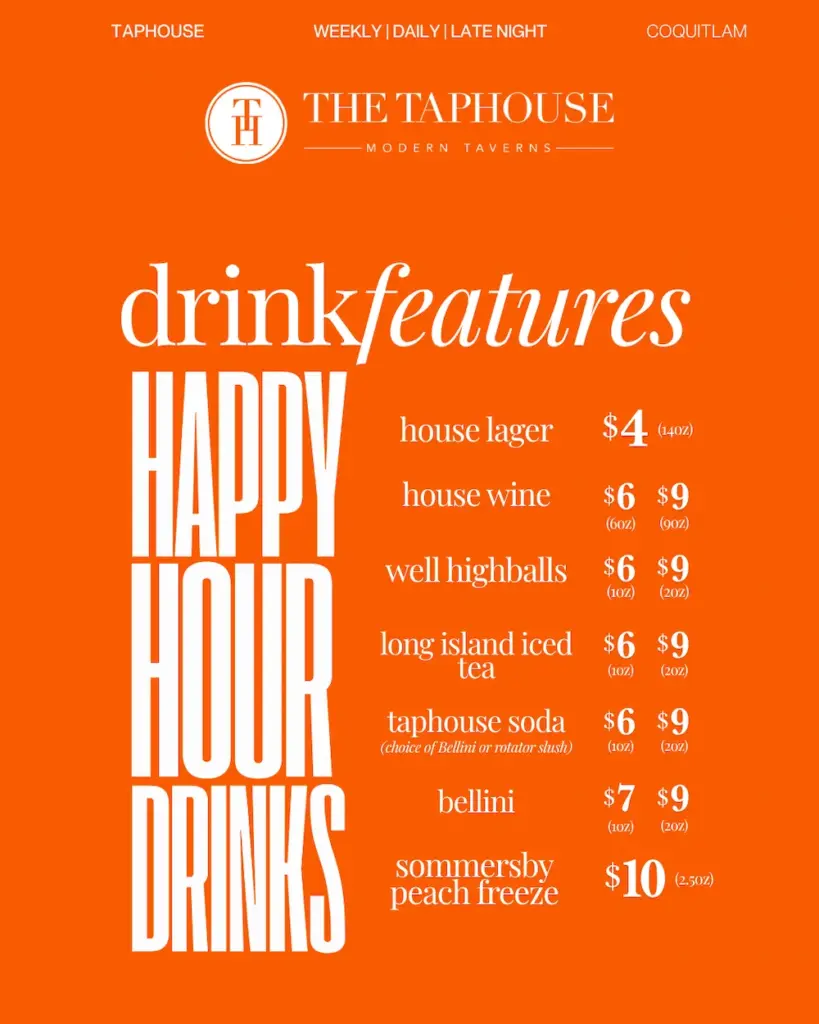 The Taphouse drink features